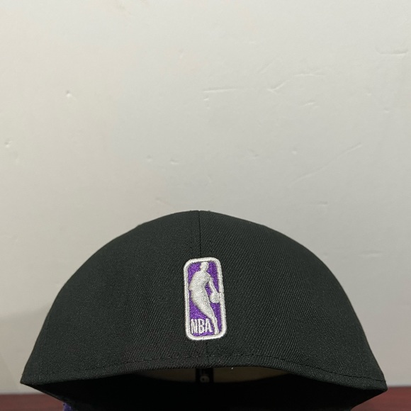 New Era, 59Fifty Fitted Hat, Los Angeles Lakers, Black, Purple & Grey - Picture 4 of 9